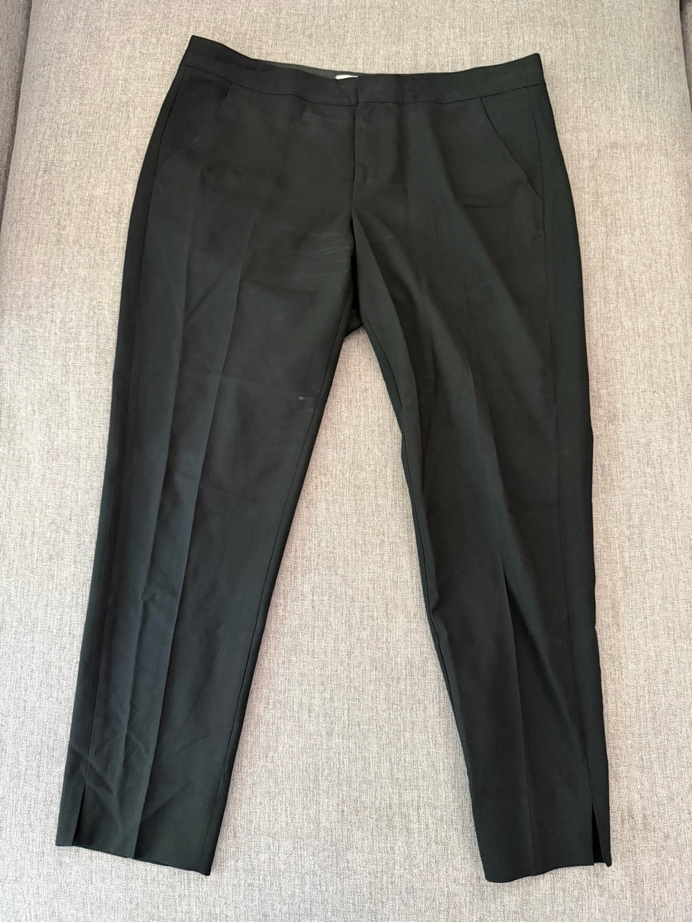 Everlane Black Slim fit straight leg Dress Pants